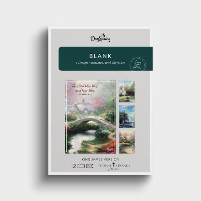 Thomas Kinkade Boxed Cards Blank with Scripture (12) DaySpring