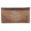 Trust in the Lord Checkbook Wallet (Brown)