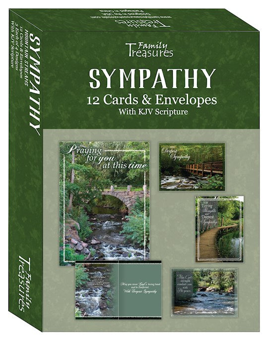 Mountain Streams Sympathy Boxed Cards (12)