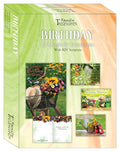Garden Blooms Birthday Boxed Cards (12)