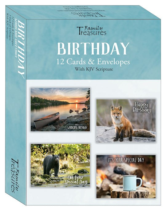 Woodland Greetings Birthday Boxed Cards (12)