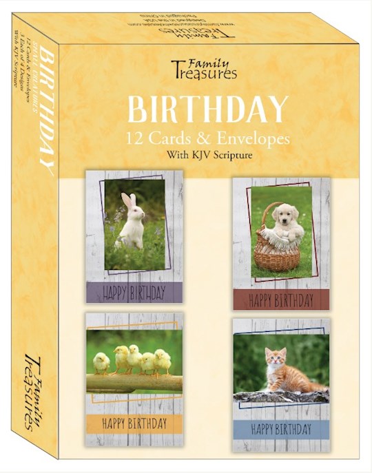 Small Creatures Birthday Cards (12)
