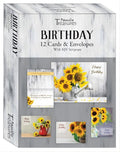 Sunflowers Birthday Cards (12)