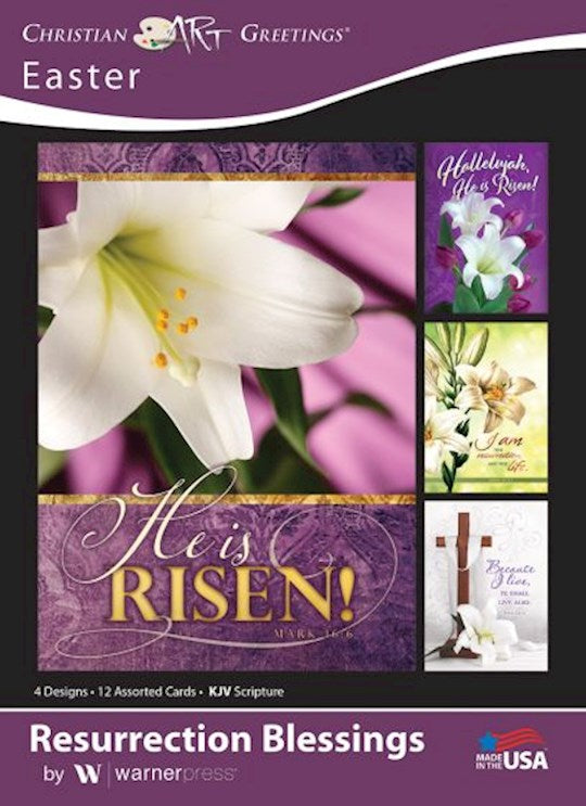 Resurrection Blessings Assorted Easter Cards (12)