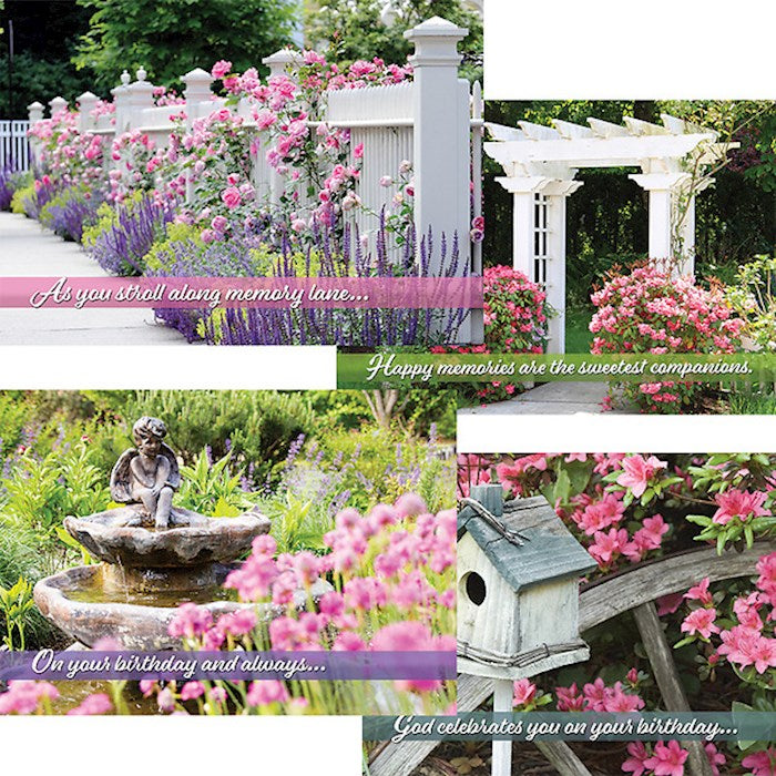 Garden Splendor Birthday Cards (12)