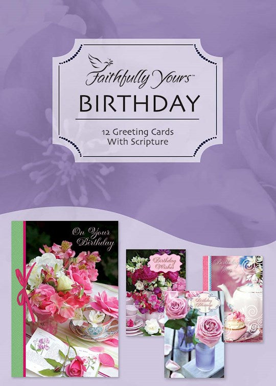 Teacup Wishes Birthday Boxed Faithfully Yours Greeting Cards (12)