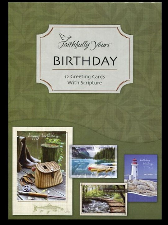 Birthday Cards His Gifts (12) Faithfully Yours with Scripture