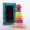 Fruit of the Spirit Stacking Rings Puzzle Toy