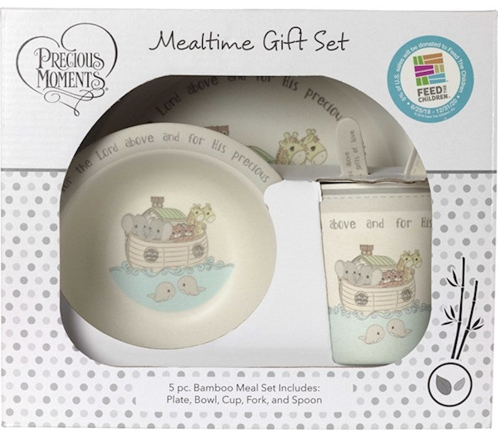 Precious Moments Noah's Ark Mealtime Gift Set