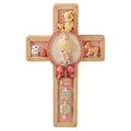 Precious Moments Praying Girl With Doll Cross Plaque