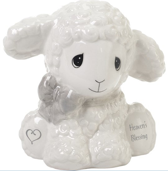 Precious Moments Heaven's Blessing Luffie Lamb Coin Bank