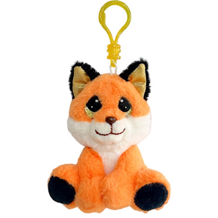 Precious Moments Cutie Pet-Tudies Plush Fox Backpack Clip