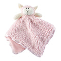 Blankie Cuddle Bud Lamb Satin Trimmed Pink Baby Girl (18x18)