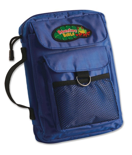 Adventure Bible - Bible Cover - Blue Nylon-Medium Youth Boys