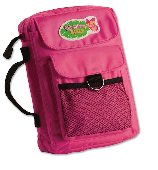 Adventure Bible - Bible Cover - Pink Nylon-Medium Youth Girls