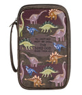 Dinosaur Bible Cover All Creatures Great And Small-Brown Youth Boys (Large)