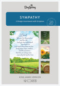 DaySpring Sympathy Boxed Cards Rural Scenes (12) with Scripture