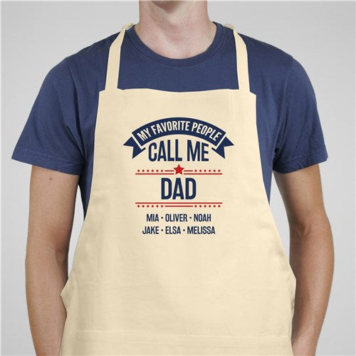 Personalized Chef Apron My Favorite People