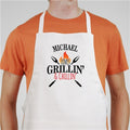 Personalized Chef Apron Loves Grillin and Chillin