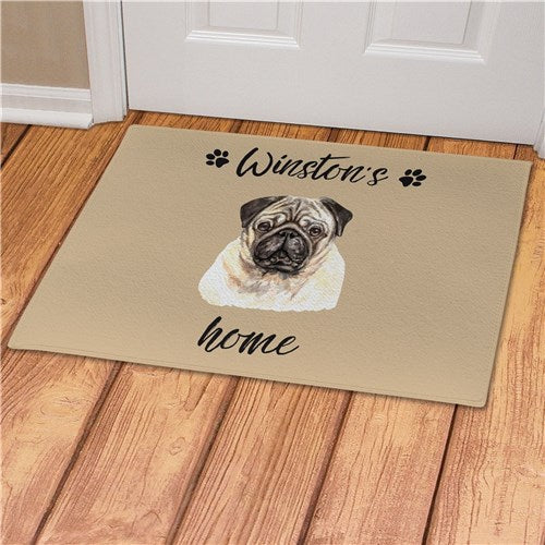 Personalized Dog's Home Doormat