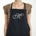 Personalized Ladies Apron Available in Black Red Blue