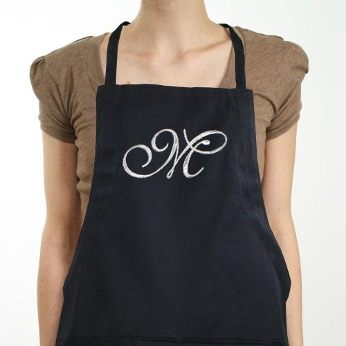 Personalized Ladies Apron Available in Black Red Blue