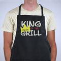 Personalized Chef Apron King of the Grill Available in Black Red Blue