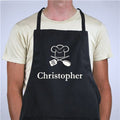 Personalized Chef Apron Available in Black Red Blue