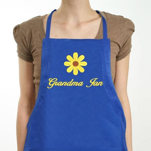 Personalized Ladies Sunflower Apron