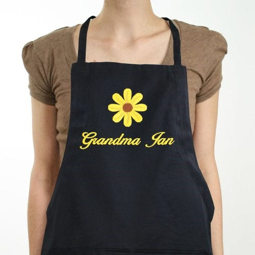 Personalized Ladies Sunflower Apron