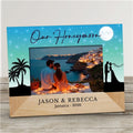 Personalized Our Honeymoon romantic night sky Wooden Photo Picture Frame
