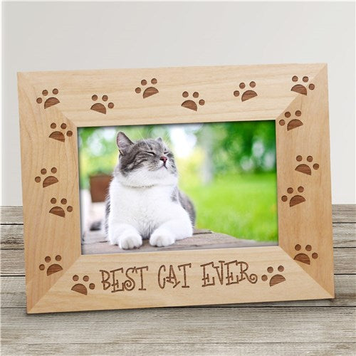 Best Cat Ever Picture Frame Non-Personalized