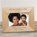 Personalized My First Mother's Day Wood Photo Picture Frame