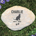 Personalized Pet Cat Memorial Garden Stone