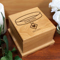 Personalized Memorial Wooden Pet Urn
