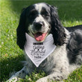 Personalized My Humans are getting married Pet Dog Bandana