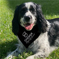 Personalized Wedding Ring Set with name and Title Pet Dog Bandana