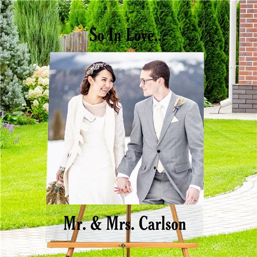 Personalized Photo & Custom Message Acrylic Sign