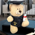 Personalized Graduation Plush Teddy Bear Cap & Gown