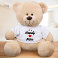 Personalized Valentine Couples Teddy Bear Plush
