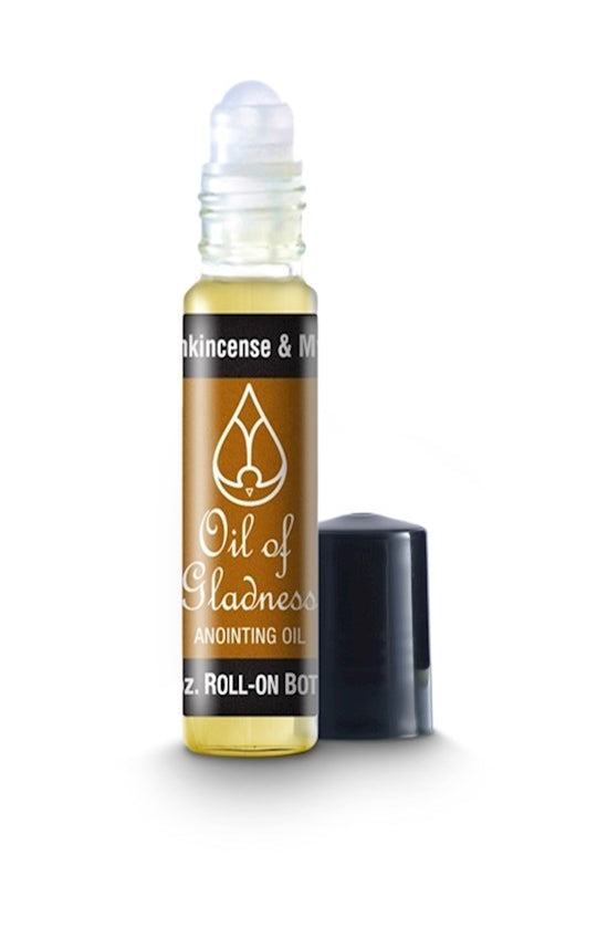 Frankincense & Myrrh Roll-On Anointing Oil Oil of Gladness - 1/3 oz