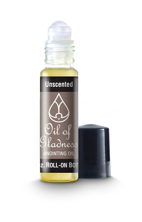 Unscented Roll on Anointing Oil - Oil of Gladness - 1/3 oz