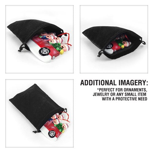 Black Velvet Ornament Pouch