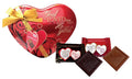 God So Loved Me Heart Red Tin with Milk & Dark Chocolate Candy