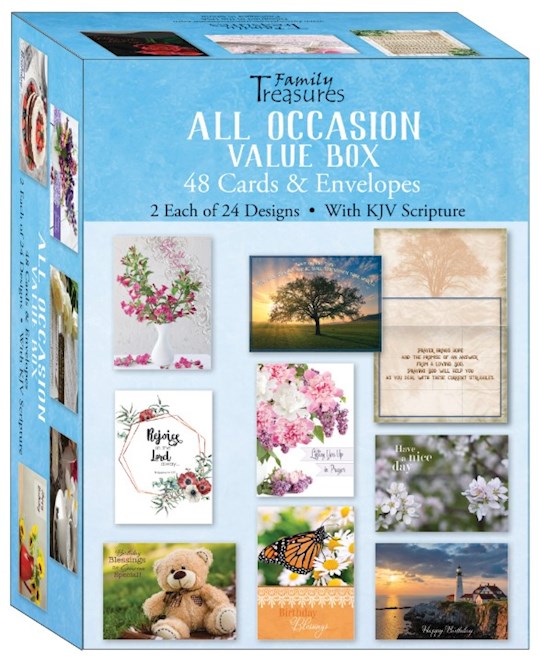 All Occasion Cards Value Box (48) Family Treasures