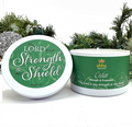 Abba Candle-Cedar w/ Scripture White Tin - 8 Oz