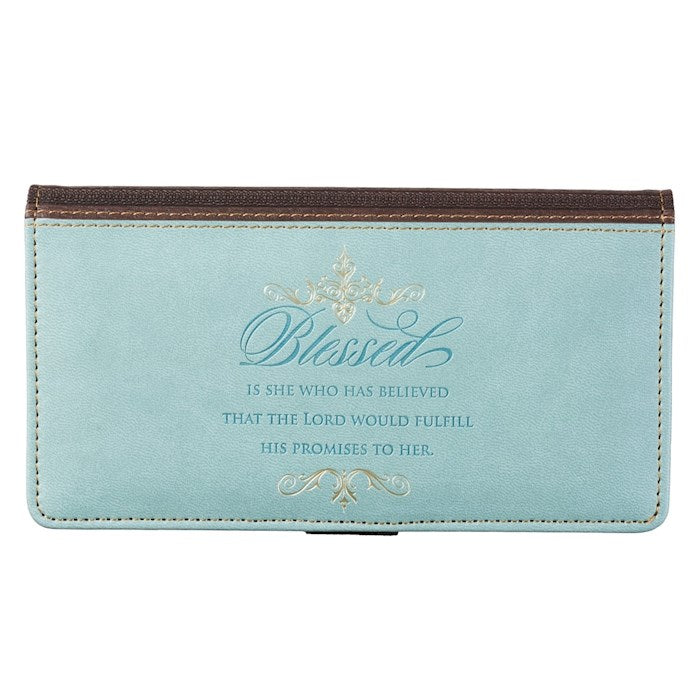Ladies Checkbook Wallet Blessed
