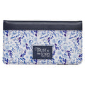 Checkbook Wallet TRUST (Proverbs 3:5) Blue Floral