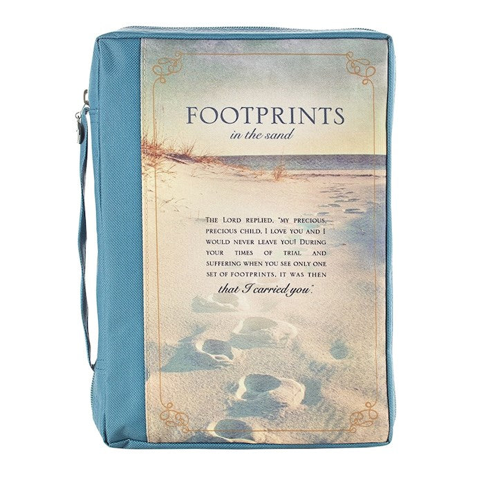 Footprints Bible Cover X-Large