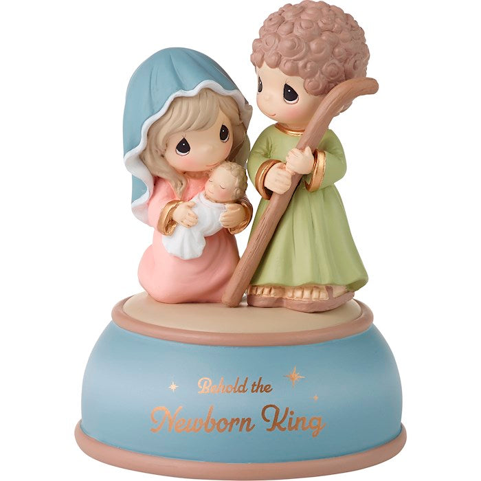 Precious Moments Musical Nativity Behold The Newborn King